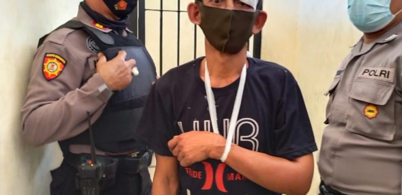 Polsek Seririt Amankan Pelaku Pencuri Babi.