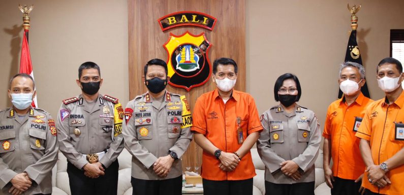 Kapolda Bali Terima Kunjungan PT. Pos Regional Bali-Nusra.