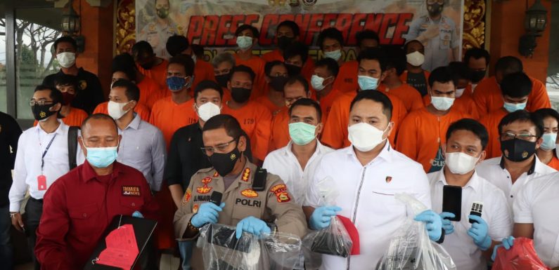 Sebulan Polresta Denpasar Dan Jajaran Amankan 29 Pelaku Kriminal