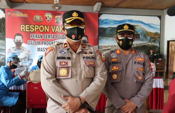 Peran Serta Polri Dalam Program Vasiknasi Covid 19 Memberikan Vaksin sebanyak 658 Orang.