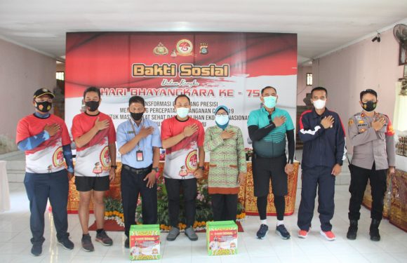 Kapolres Buleleng Melaksanakan Bhakti Sosial Ke Panti Jompo Dan  Panti Tuna Netra.