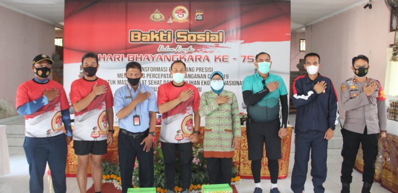 Kapolres Buleleng Melaksanakan Bhakti Sosial Ke Panti Jompo Dan  Panti Tuna Netra.