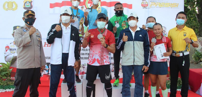 Kapolres Buleleng Ikut Lari 10 K Dan Dilepas Ketua DPRD Kabupaten Buleleng.
