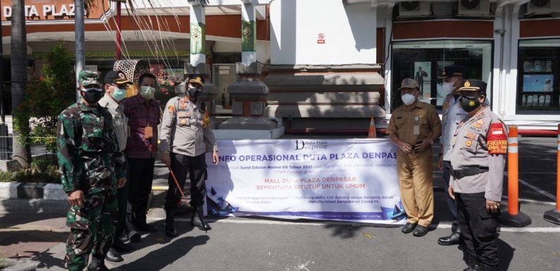 Polresta Denpasar Gelar Patroli Operasi Aman Nusa Agung II, Pelasanaan PPKM Darurat Penanganan Covid -19.