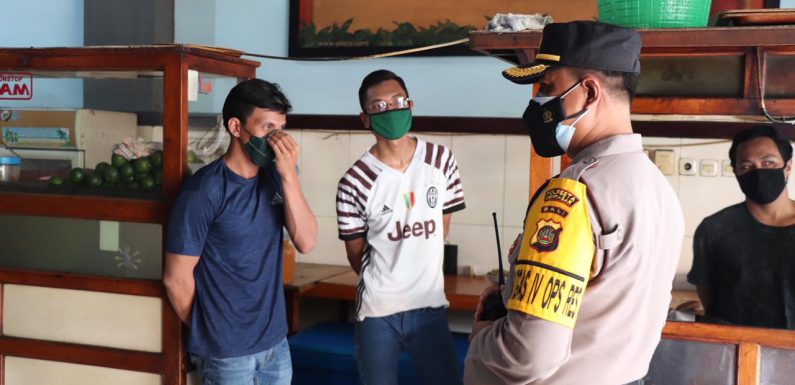 Operasi Yustisi Pelaksanaan PPKM Darurat,  Polresta Denpasar Gencar Lakukan Patroli Gabungan