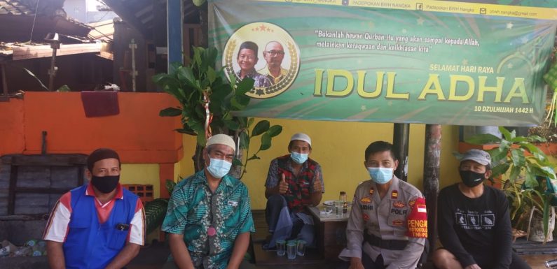 Polresta Denpasar Koordinasi dengan sejumlah pengurus Masjid maupun Musholla yang ada di wilayah Padang Sambian menjelang perayaan Idhul Adha.