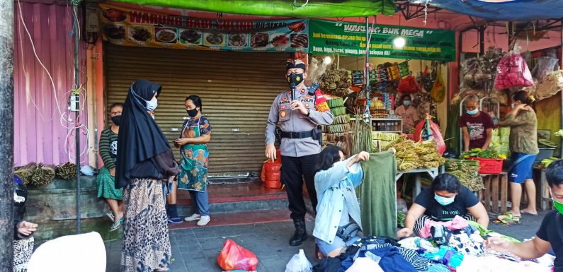 Kapolsek Kuta Polresta Denpasar Launching Posko Pengawasan PPKM Level 4 Upaya Terpadu Menekan Penyebaran covid-19