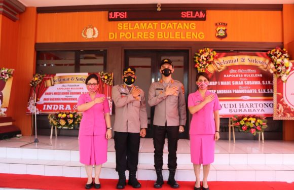 Kapolres Buleleng Sertijab Dipimpin Langsung Kapolda Bali.