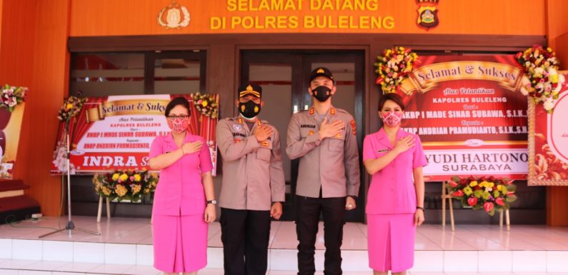 Kapolres Buleleng Sertijab Dipimpin Langsung Kapolda Bali.