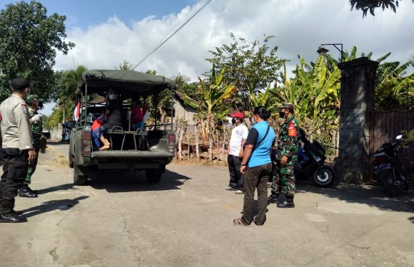 Sebanyak 24 Isoman Dijemput Tim TNI/Polri Untuk Melaksanakan Isoter.