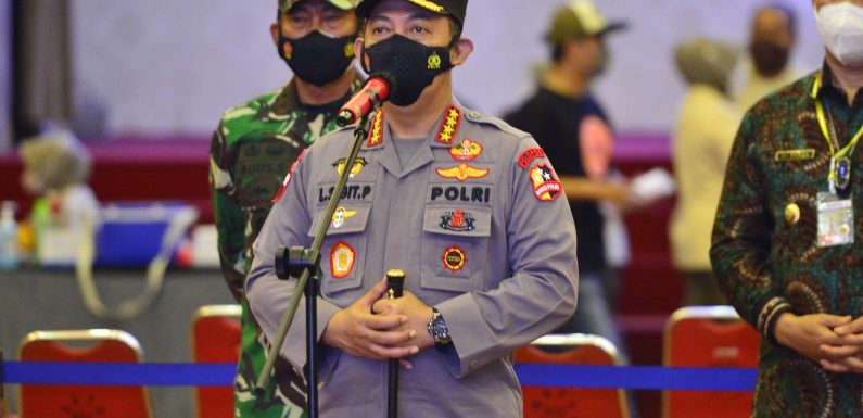 Evaluasi Penanganan Covid-19 di Jambi, Kapolri Ingatkan Penurunan Level PPKM dan Jaga Pertumbuhan Ekonomi.