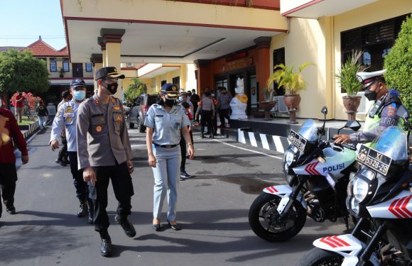 Melalui Operasi Patuh Agung – 2021 tingkatkan Disiplin Prokes Covid – 19 Dan Wujudkan Kamseltibcar Lantas.