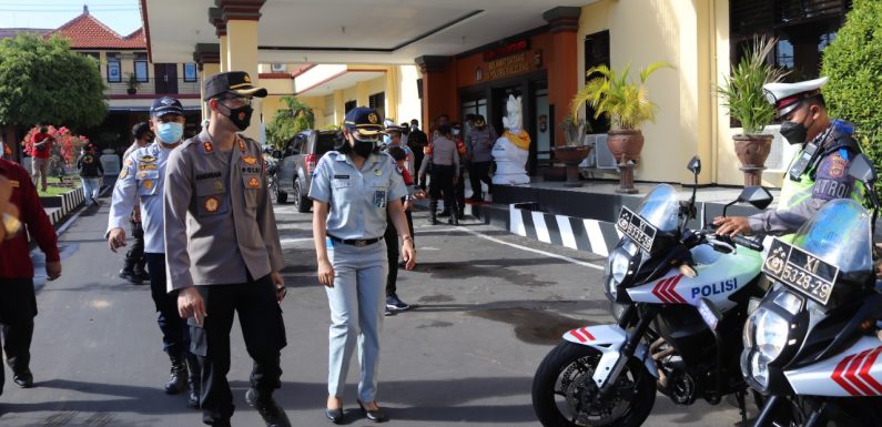 Melalui Operasi Patuh Agung – 2021 tingkatkan Disiplin Prokes Covid – 19 Dan Wujudkan Kamseltibcar Lantas.