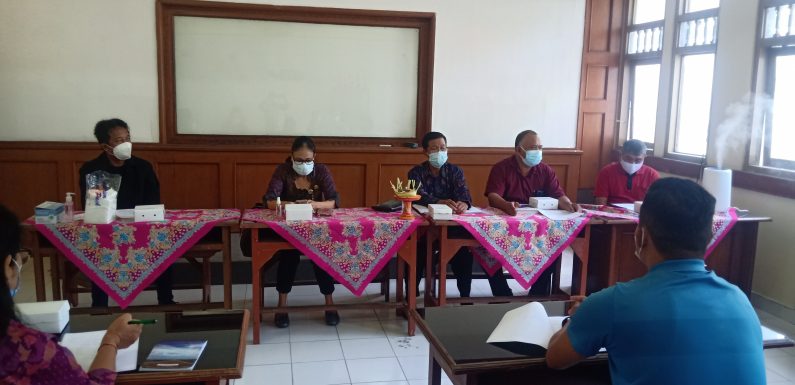 SMA Dwijendra Denpasar Laksanakan Rapat Kordinasi   Dengan Beberapa Instansi,  Terkait Pembelajaran Tatap Muka.