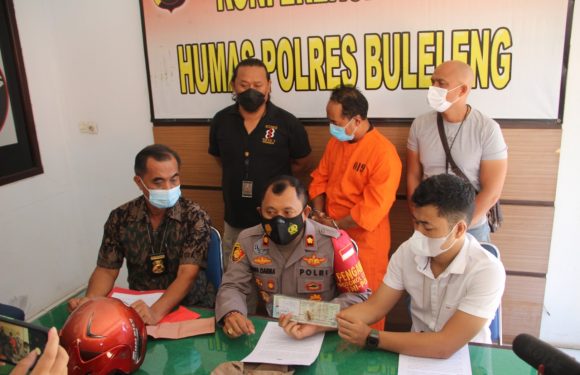Dalam Waktu 24 Jam Polsek Kota Singaraja Berhasil Mengungkap Kasus Penjambretan.