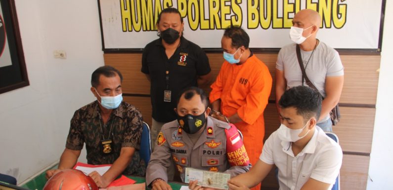 Dalam Waktu 24 Jam Polsek Kota Singaraja Berhasil Mengungkap Kasus Penjambretan.