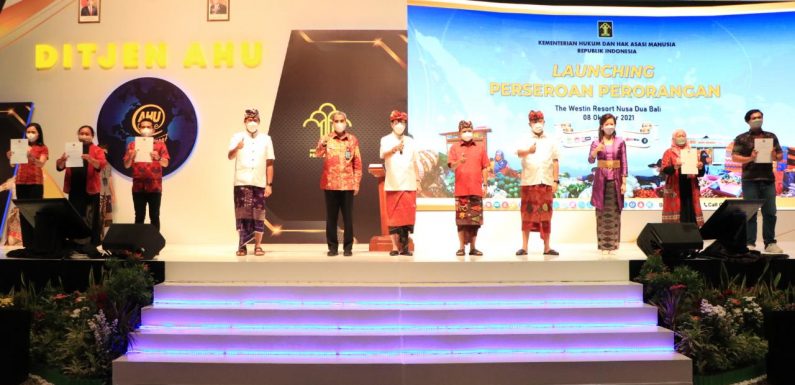 Gubernur Koster,  Perseroan Perorangan Akan Sangat Membantu Pelaku UMKM Kembangkan Usahanya.