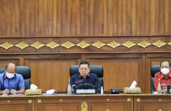 Terima Kunker Komisi II DPR RI, Gubernur Berharap RUU Provinsi Bali Secepatnya Dibahas.