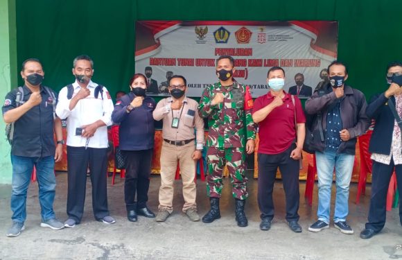 Kodim 1619/Tabanan Melanjutkan Menyalurkan  Bantuan Tunai Bersamaan di Terima Audensi DPD PJID Bali