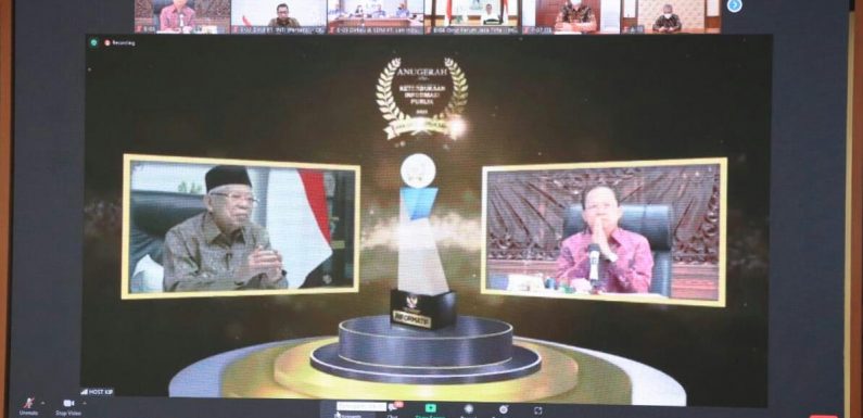 Pemprov Bali Menerima Anugerah Keterbukaan Informasi Publik