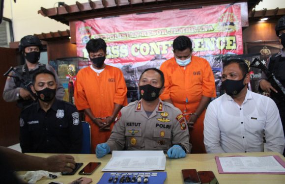 Polres Jembrana Ungkap Kasus Narkotika Dengan Dua Tersangka.