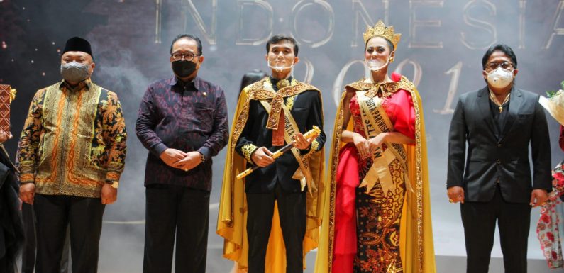 Wagub Cok Ace Harap Duta Pariwisata Indonesia Bisa Kenalkan Potensi Pariwisata Indonesia.