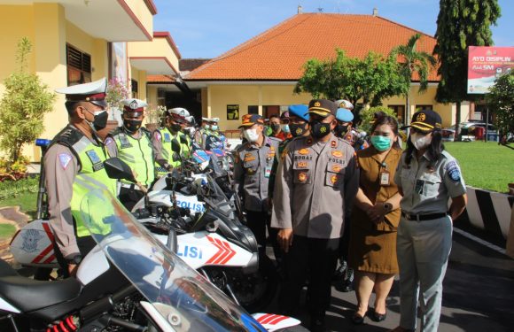 Polres Buleleng Gelar Apel Pasukan  Operasi Zebra Agung 2021.