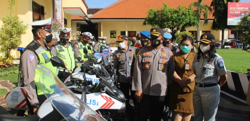 Polres Buleleng Gelar Apel Pasukan  Operasi Zebra Agung 2021.