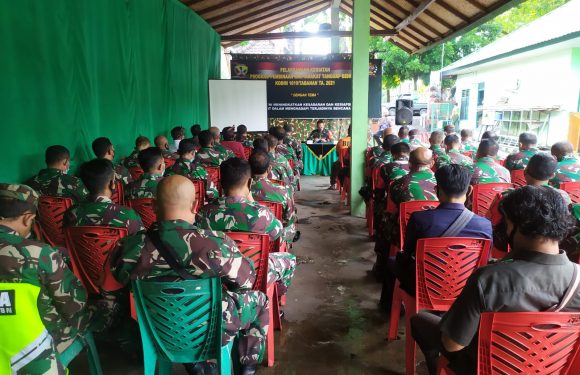 Kodim 1619/Tabanan Gelar Kegiatan Pembinaan Masyarakat Tanggap Bencana, Guna Meminimalisir Kerugian.