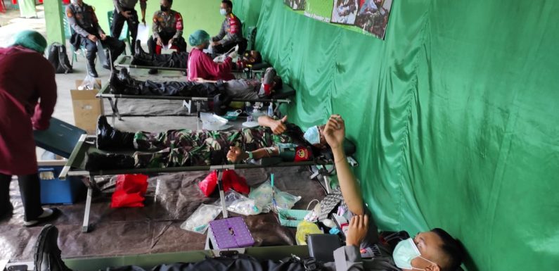 Hari Juang TNI AD, Dandim Tabanan Gelar Donor Darah.
