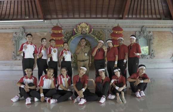 SMA Negeri 1 dan SMAN 2 Kuta Utara Siap Memenangkan Lomba Senam Sat Kerthi Loka Bali Yang di Gelar Disdik Bali.