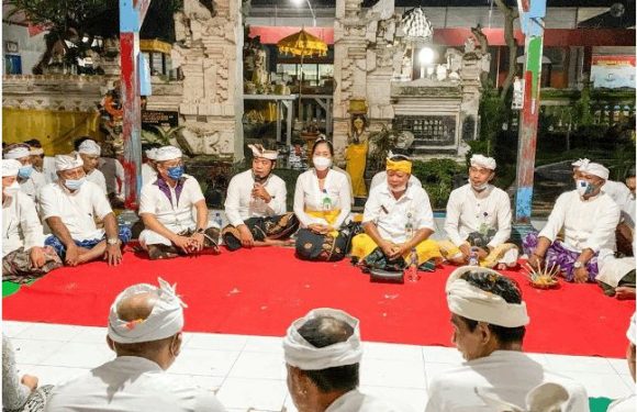 Warga Binaan Pemasyarakatan Lapas se Bali Merayakan Hari Raya Siwaratri.