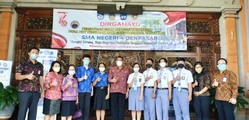 SMA Negeri 4 Denpasar Raih 95 Prestasi Sepanjang Tahun 2021.