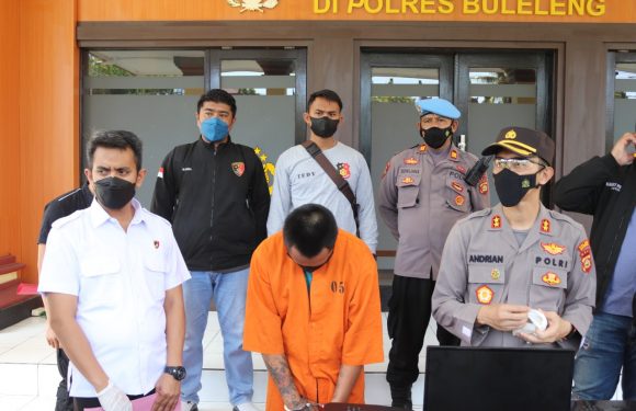 Satreskrim Polres Buleleng Berhasil Meringkus Residivis Pencurian Rumah Kost.