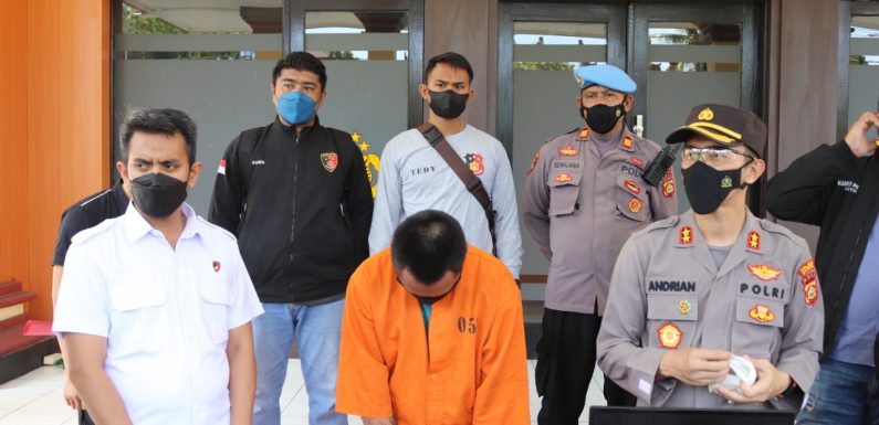 Satreskrim Polres Buleleng Berhasil Meringkus Residivis Pencurian Rumah Kost.
