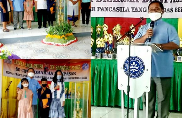 SD Cipta Dharma Denpasar Gelar Lomba Baca Puisi.