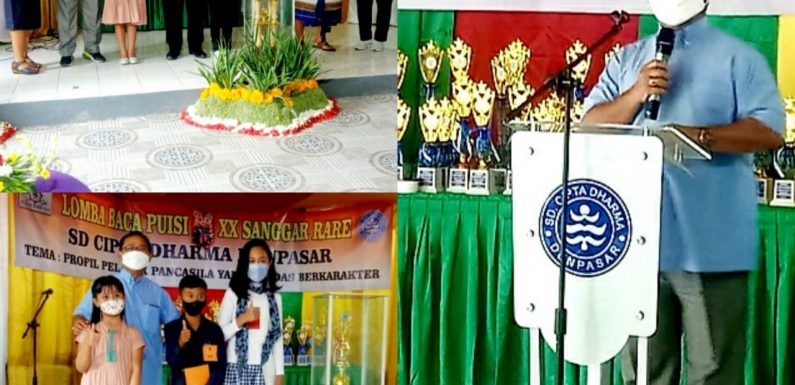 SD Cipta Dharma Denpasar Gelar Lomba Baca Puisi.