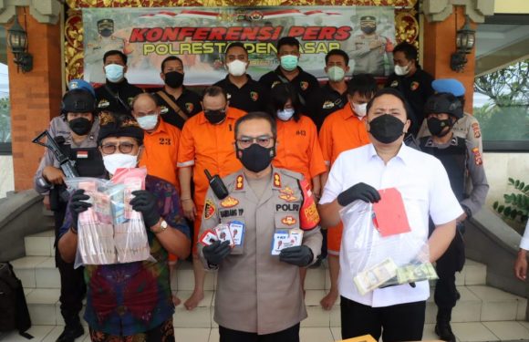 Satreskim Polresta Denpasar Ringkus Empat Pelaku Penipu  Pengganda Uang.