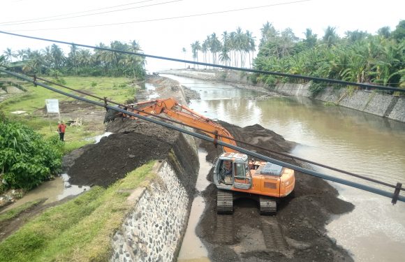 Pembangunan Proyek Dinding Penahan Tanah Tukad Medewi Sudah Mencapai Progres 95 Persen.