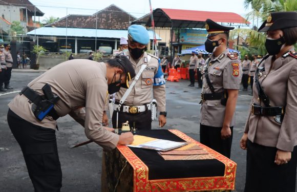 Kapolres Badung Pimpin Sertijab, Empat Jabatan Strategis  Resmi di Ganti.