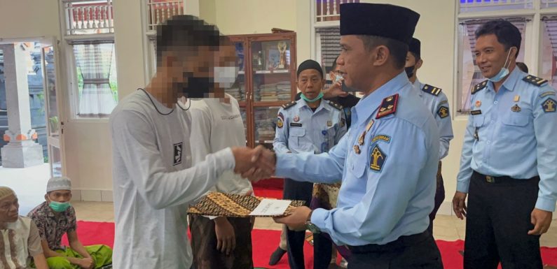 Sebanyak 899 Orang Narapidana se Bali Mendapat Remisi Khusus Pada Hari Raya Idul Fitri.