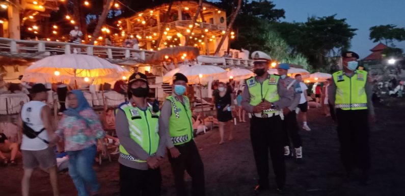 Kapolsek Kuta Utara Pimpin Patroli Berskala Besar.