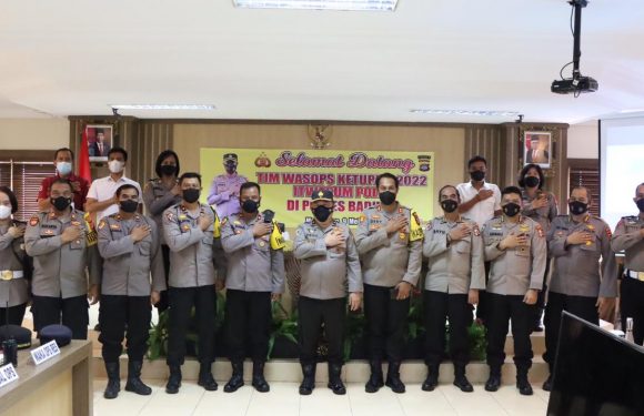 Kapolres Badung Sambut Tim Wasops Itwasum Polri .