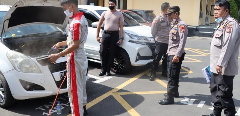 Toyota Auto 2000 Singaraja, Check Up Mobil Dinas Polres Buleleng.