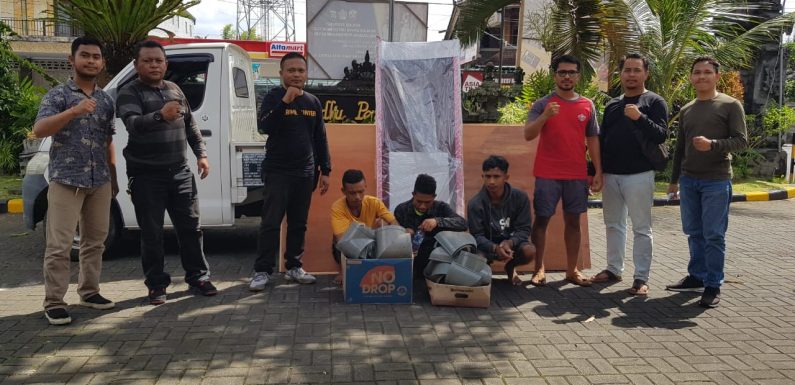 Tim Opsnal Polsek Mengwi Berhasil Bekuk Pelaku Pembobol Toko.