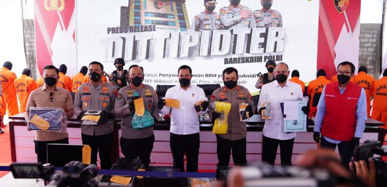 Polisi Ungkap Kasus Penyalahgunaan BBM Subsidi di Pati, Kabareskrim :  Kasus Terbesar Sepanjang 2022.