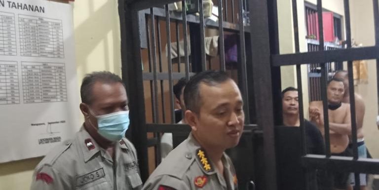 Wakapolres Kompol Ketut Dana Sambut Tim Penilaian Lomba Kebersihan Polda Bali.