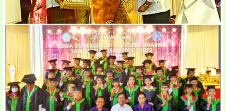 Wali Kota Denpasar Hadiri Pelepasasan 158 Siswa SD Cipta Darma.