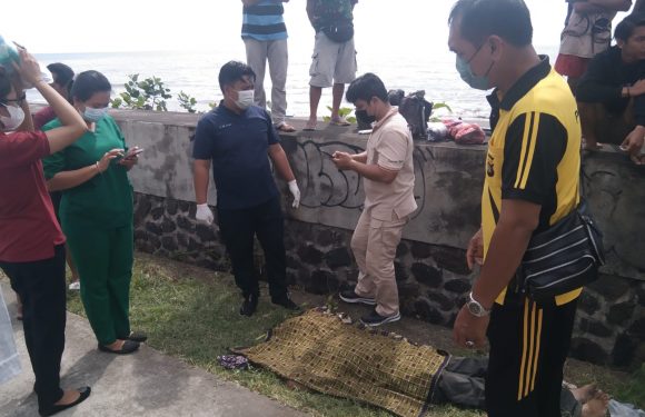 Warga Digegerkan Penemuan Mayat di Pinggir Pantai Segara Labuan Aji Kabupaten Buleleng.
