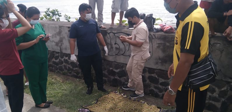 Warga Digegerkan Penemuan Mayat di Pinggir Pantai Segara Labuan Aji Kabupaten Buleleng.